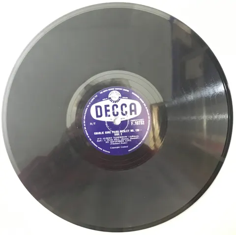 Charlie Kunz Piano Medley No.120 F10732 Decca