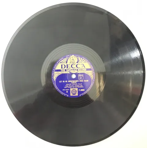Gracie Fields Susy / Let Us Be Sweethearts Over Again F8993 Decca