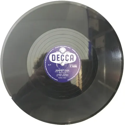 Tommy Stelle Grandad's Rock / Shiralee F10896 Decca
