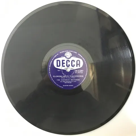 Johnston Brothers No Other Love / Flowers Mean Forgiveness F10721 Decca