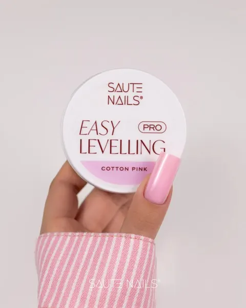 Saute Nails Builder Gel Easy Leveling Pro Cotton Pink 50 ml