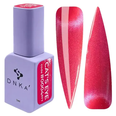 DNKa COLOR GEL POLISH CAT`S EYE, 7 ml #0004 80`s