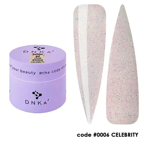 DNKa BUILDER GEL NEW FORMULA, 15 ml #0006 Celebrity