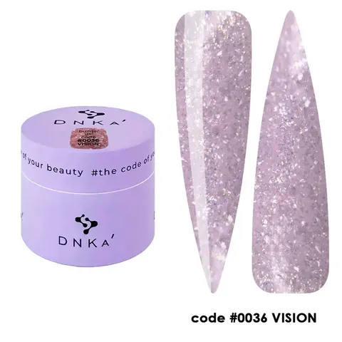 DNKa BUILDER GEL NEW FORMULA, 15 ml #0036 Vision