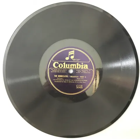 H. M. Grenadier Guards The Gondoliers Part 1, 2 3065 Columbia