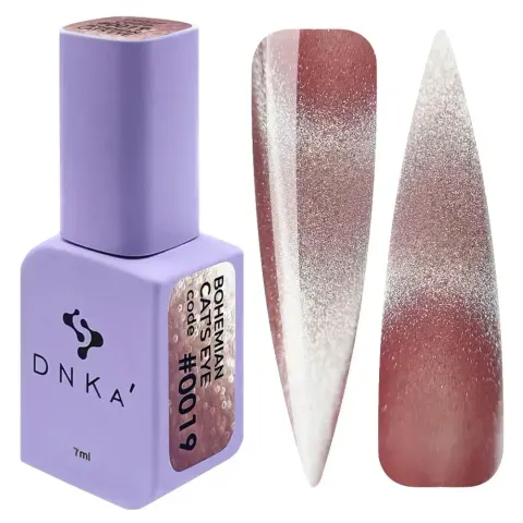 DNKa COLOR GEL POLISH CAT'S EYE , 7 ml #0019 BOHEMIAN