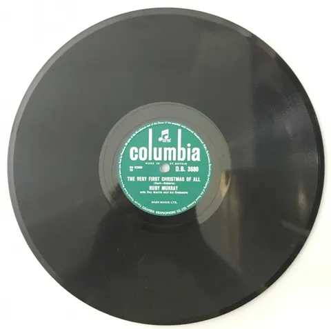 Ruby Murray Slowly With Feeling / The Very First Christmas of All DB3680 Columbia
