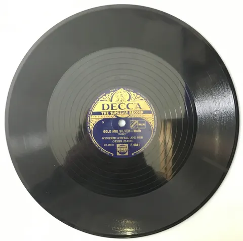 Winifred Atwell Gold and Silver / Jubilee Rag F9841 Decca