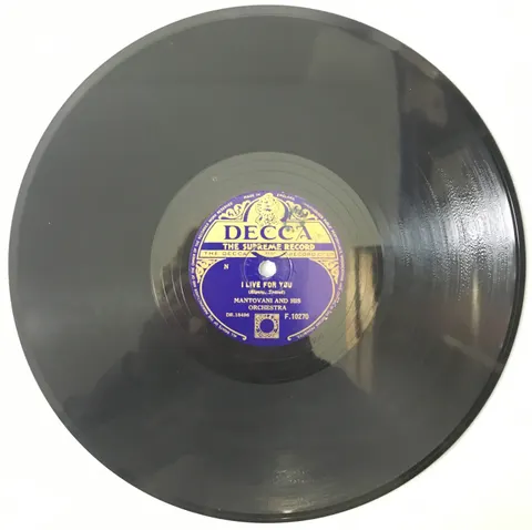 Mantovani Ramona / I Live For You F10270 Decca
