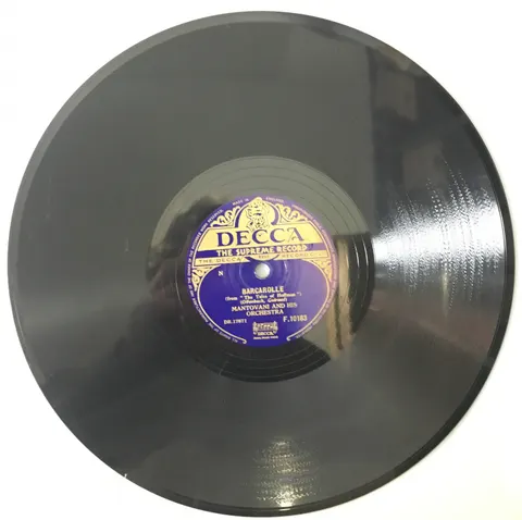 Mantovani Barcarolle / So deep is the night F10183 Decca