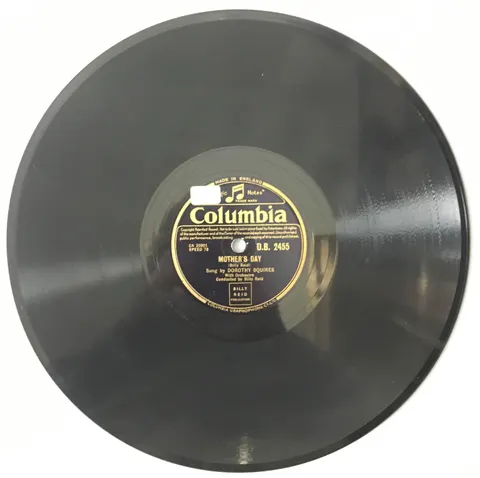 Dorothy Squires So Tired / Mother's Day DB2455 Columbia