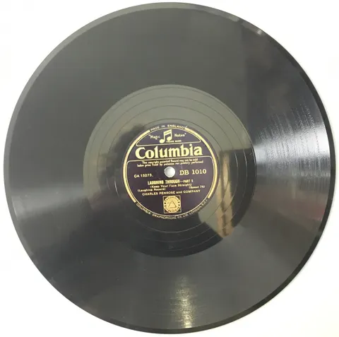 Charles Penrose and Company Laughing Through - Keep Your Face Straight (Laughing Record) DB1010 Columbia