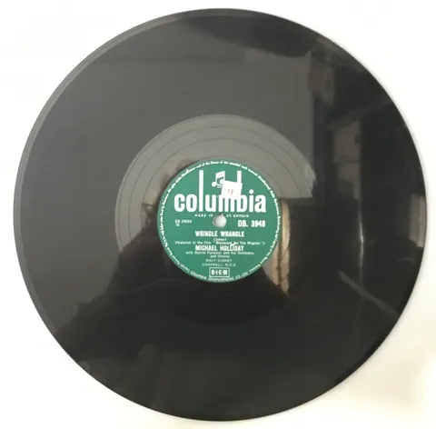 Michael Holliday Four Walls (Rumba) / Wringle Wrangle (Samba) DB3948 Columbia