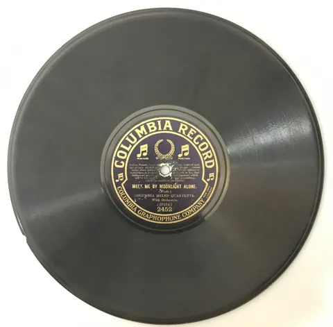 Columbia Stellar Quart. Annie Laurie / Meet, Me by Moonlight Alone 2452 Columbia