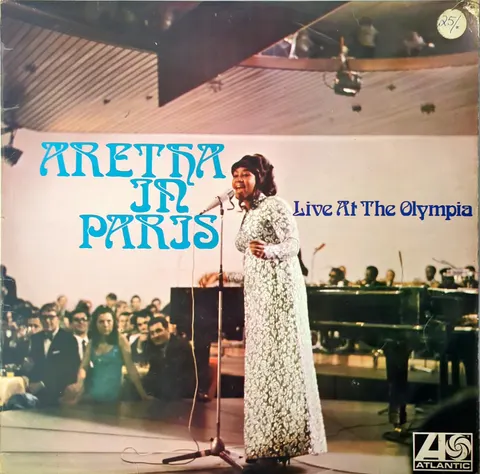 Aretha Franklin Aretha in Paris LP 587149 Fair