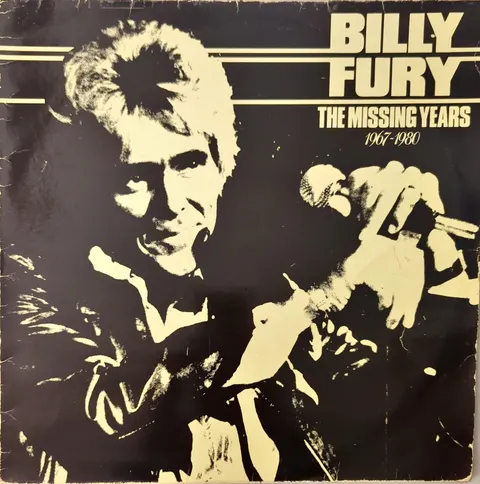 Billy Fury The Missing Years: 1967-1980 LP BUSLP1003 Good