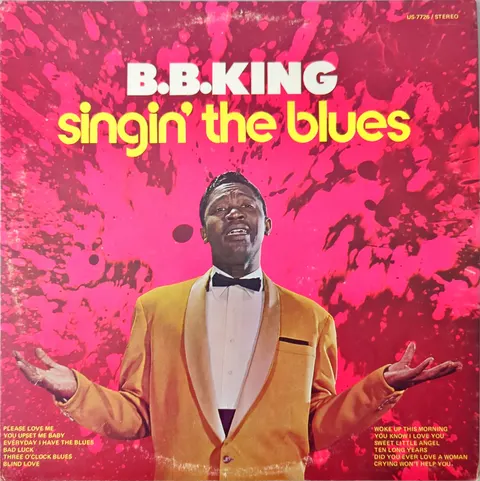 BB King Singin' The Blues LP US7726 VG-