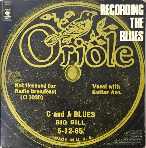 Recording The Blues Various LP M52797 Good