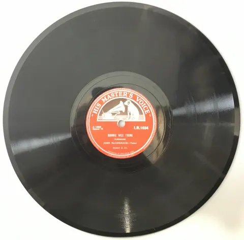 John McCormack Bonnie Wee Thing / A Child's Song IR1034 HMV