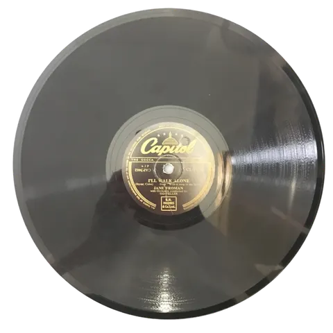 Jane Froman I'll Walk Alone / With a Song In My Heart CL13755 Capitol