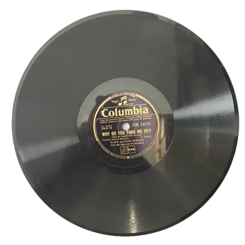 Jean Sablon La Chanson Des Rues / Why Do You Pass Me By? DB1670 Columbia