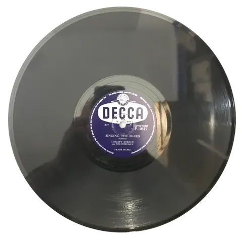 Singing The Blues / Rebel Rock Tommy Steele F10819 Decca
