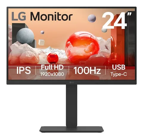 Monitor LED LG 24BA650-B 23,8 " 1920 x 1080 px IPS / PLS