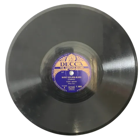 Tony Short Just a Closer Walk With Thee / Buddy Bolden Blues F8643 Decca
