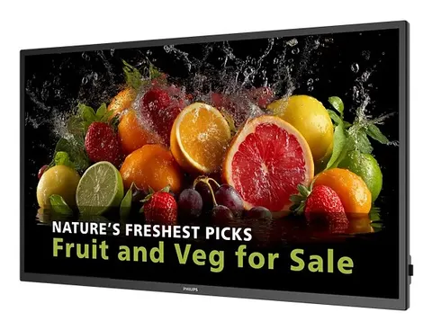 Philips 5000 series 32BDL5050D/00 signage display 81,3 cm (32") LCD Wi-Fi 500 cd/m² Full HD Procesor wbudowany Android