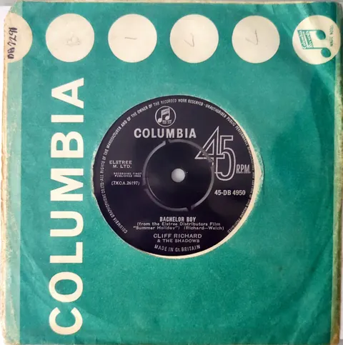 Cliff Richard And The Shadows The Next Time SP DB4950 Good