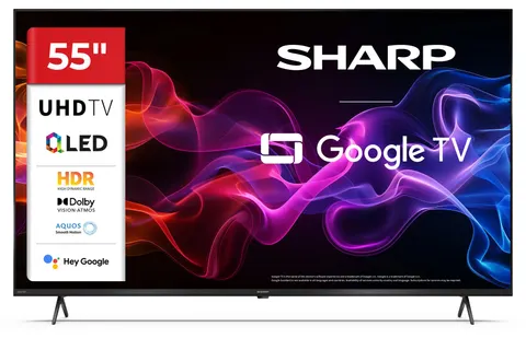 Sharp 55HP5265E Telewizor 139,7 cm (55") 4K Ultra HD Smart TV Wi-Fi Czarny