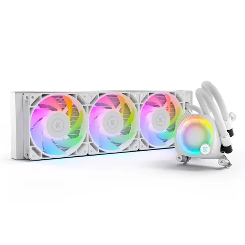 System chłodzenia cieczą EK-Nucleus AIO CR360 Lux D-RGB białe (3831109897850)