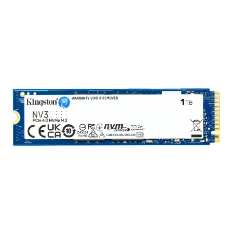 Dysk SSD Kingston NV3 1TB M.2 PCIe Gen 4x4 NVMe (SNV3S/1000G)