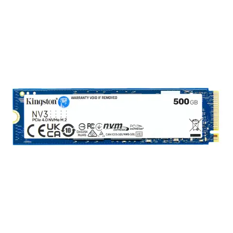 Dysk SSD Kingston NV3 500GB M.2 PCIe Gen 4x4 NVMe (SNV3S/500G)