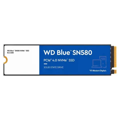 Dysk SSD WD Blue SN580 1TB M.2 NVME PCIe 4.0 x4(WDS100T3B0E)