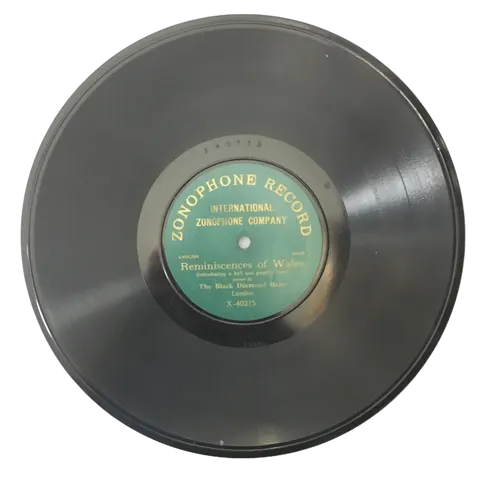 Black Diamonds Band Reminiscences of Wales X40215 Zonophone