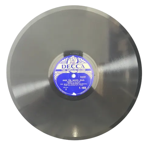 The Selecta Plectrum Orch. Danube Waves / Over The Waves F1928 Decca
