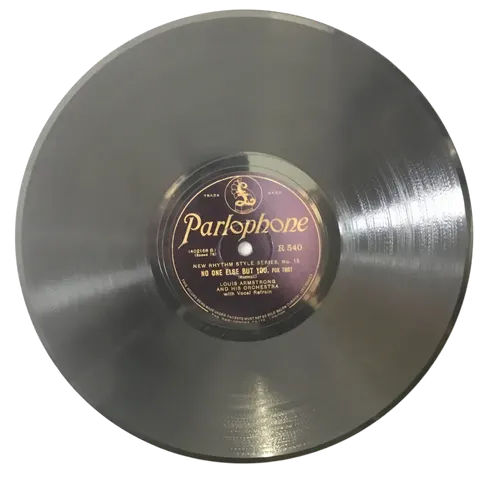 Louis Armstrong No One Else, But You / I Ain't Got Nobody R540 Parlophone