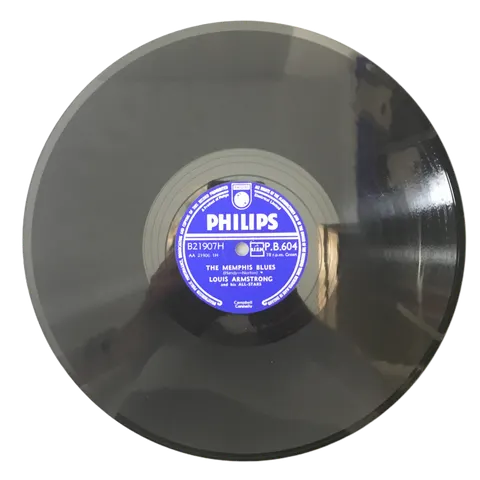 Louis Armstrong The Faithful Hussar / The Memphis Blues PB604 Philips
