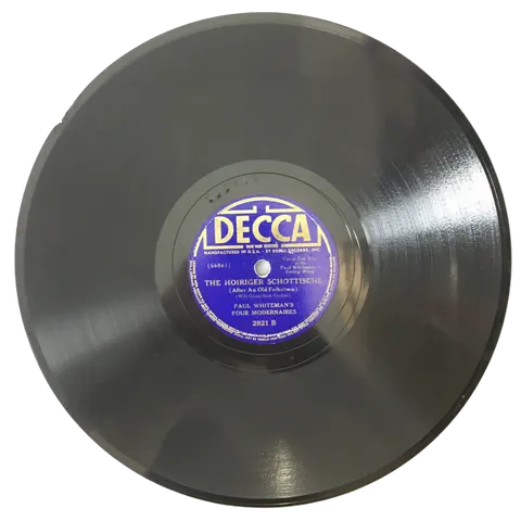 Paul Whiteman The Hot Gavotte / The Hoiriger Schottische 2921 Decca