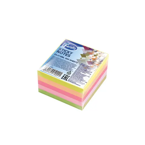 Notes samoprzylepny 51x51mm 300k 5kol Neon Forofis