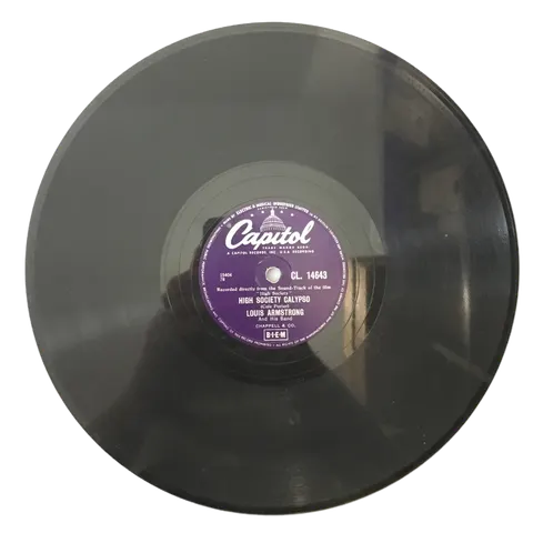 Louis Armstrong High Society Calypso / Now You Has Jazz CL14643 Capitol