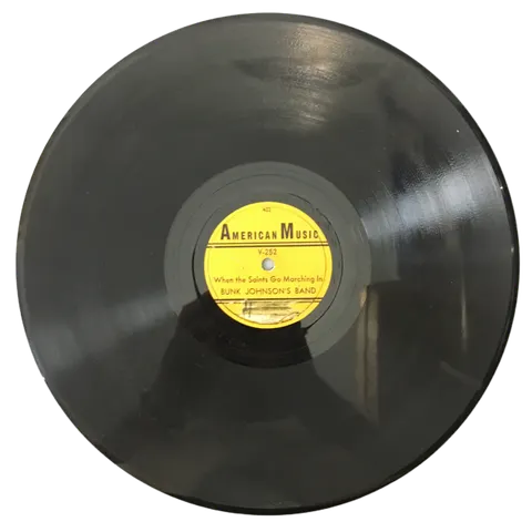 Bunk Johnson's Band St. Louis Blues / When The Saints Go Marching In V252 American Music