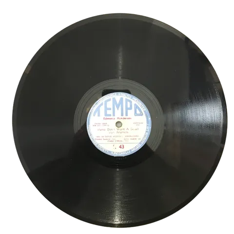 Edmonia Henderson Hateful Blues / Mama Don't Want A Sweet Man Anymore R43 Tempo