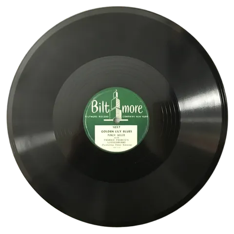Frankie Franco Somebody Stole My Gal Punch Miller / Golden Lily Blues 1037 Biltmore Record