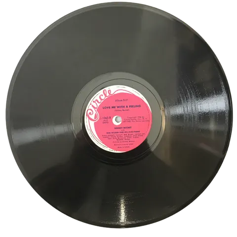 Sidney Bechet Waste No Tears / Love Me With A Feeling J1060 Circle