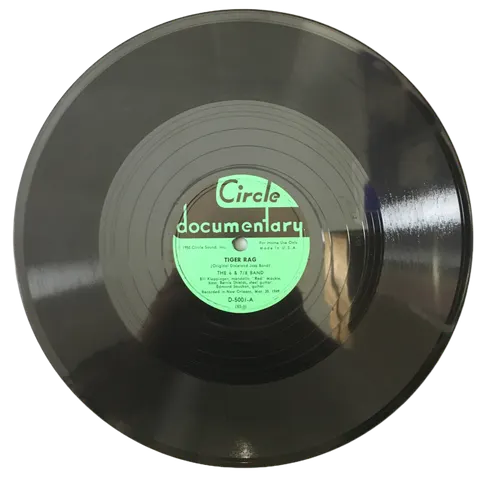 The 6 & 7/8 Band Clarinet Marmalade / Tiger Rag D5001 Circle documentary