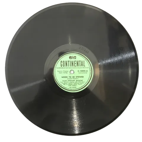 Slam Stewart Quintet Slammin' The Gate / Mood To Be Stewed C10000 Continental
