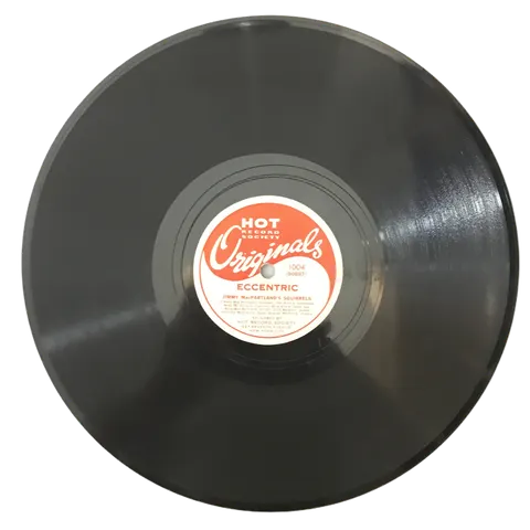 Jimmy MacPartland's Squirrels Original Dixieland one-Stemp / Eccentric 1004 Hot Record Society