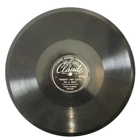 Park Avenue Jesters Don't Turn Your Back on Me / Twenty Hep Cats On A Beat 1 Claude Record